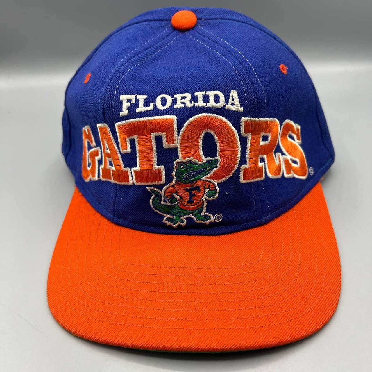 Vintage Florida Gators Hat Men Blue Orange Starter Tri Power Snap Back Cap